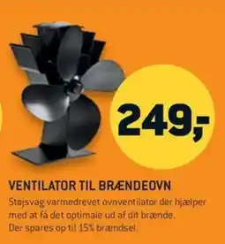 Johannes Fog Ventilator til brændeovn tilbud