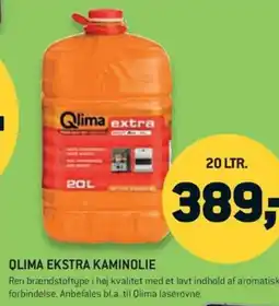 Johannes Fog Qlima ekstra kaminolie tilbud