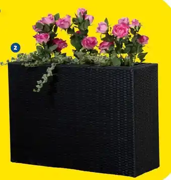 Skodborg polyrattan krukke