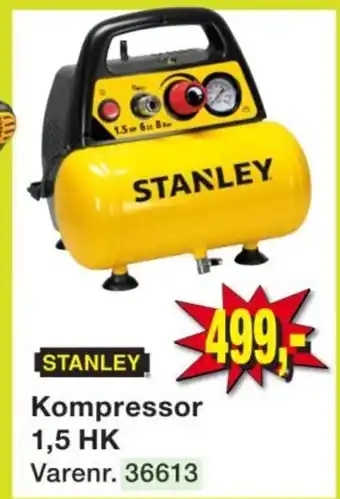 Harald Nyborg STANLEY Kompressor 1,5 HK tilbud
