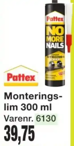 Pattex Monterings- lim