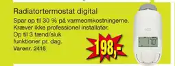 Harald Nyborg Radiatortermostat digital tilbud