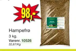 Harald Nyborg Hampefrø tilbud