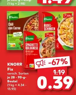 Kaufland DE Knorr fix tilbud