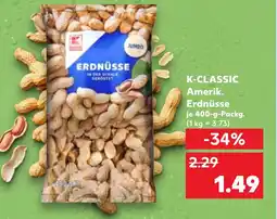 Kaufland DE K-CLASSIC Amerik. Erdnüsse tilbud
