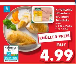 Kaufland DE K-purland hähnchen- brustfilet- teilstücke natur tilbud