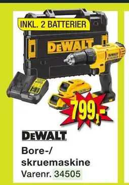 Harald Nyborg Bore-/ skruemaskine tilbud