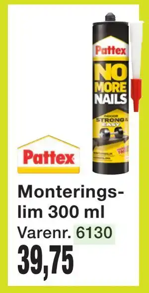 Harald Nyborg Monteringslim 300 ml tilbud