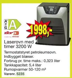 Harald Nyborg Laserovn med timer 3200 W tilbud