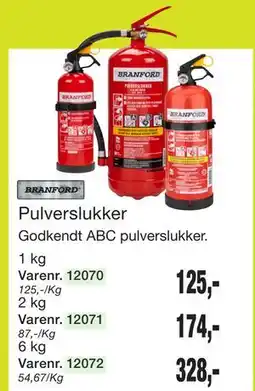 Harald Nyborg Pulverslukker tilbud