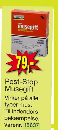 Harald Nyborg Pest-Stop Musegift tilbud