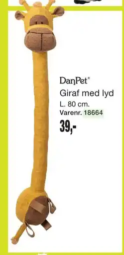 Harald Nyborg Giraf med lyd tilbud