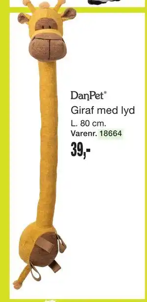 Harald Nyborg Giraf med lyd tilbud