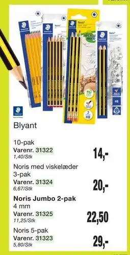 Harald Nyborg Blyant tilbud