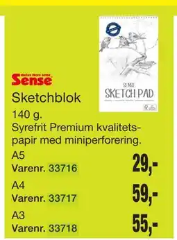 Harald Nyborg Sketchblok tilbud