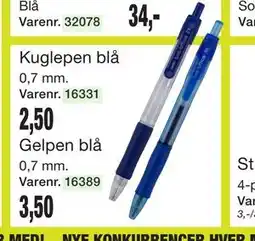 Harald Nyborg Kuglepen blå tilbud