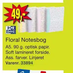 Harald Nyborg Floral Notesbog tilbud