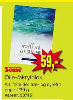 Harald Nyborg Olie-/akrylblok tilbud