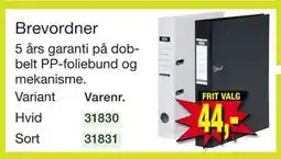 Harald Nyborg Brevordner tilbud