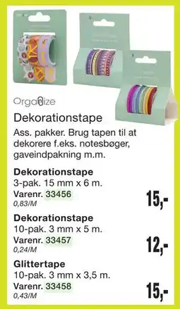 Harald Nyborg Dekorationstape tilbud