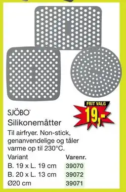 Harald Nyborg Silikonemåtter tilbud