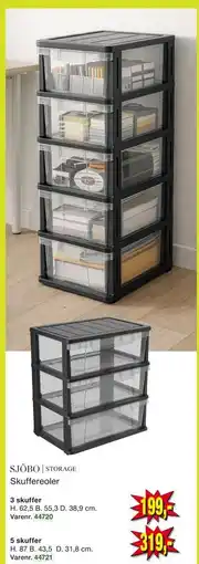 Harald Nyborg Skuffereoler tilbud