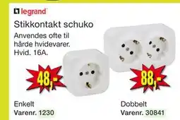 Harald Nyborg Stikkontakt schuko tilbud