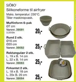 Harald Nyborg Silikoneforme til airfryer tilbud