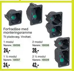 Harald Nyborg Forfradåse med monteringsramme tilbud