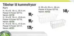 Harald Nyborg Tilbehør til kummefryser tilbud
