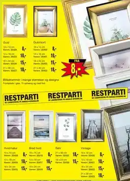 Harald Nyborg Billedrammer i mange størrelser og designs tilbud