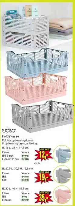 Harald Nyborg Foldekasse tilbud