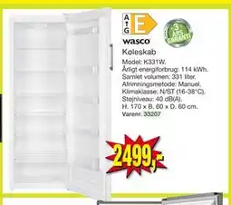 Harald Nyborg Køleskab tilbud