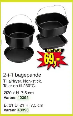 Harald Nyborg 2-i-1 bagepande tilbud