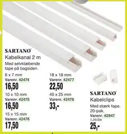 Harald Nyborg Kabelkanal 2 m tilbud