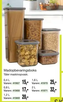 Harald Nyborg Madopbevaringsboks tilbud