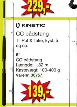 Harald Nyborg CC bådstang tilbud