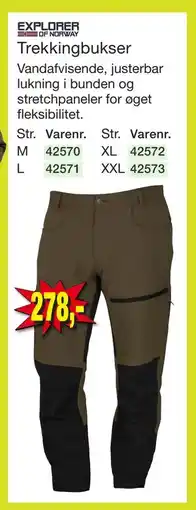 Harald Nyborg Trekkingbukser tilbud