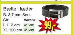 Harald Nyborg Bælte i læder tilbud