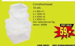Harald Nyborg Condibøttesæt 10 stk tilbud