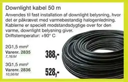 Harald Nyborg Downlight kabel 50 m tilbud