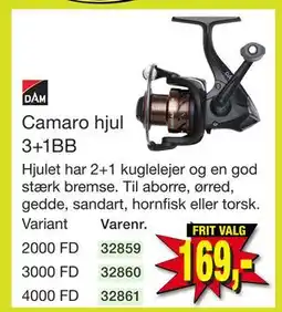 Harald Nyborg Camaro hjul 3+1BB tilbud