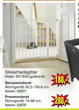 Harald Nyborg Sikkerhedsgitter tilbud