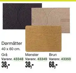 Harald Nyborg Dørmåtter tilbud