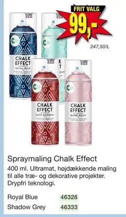 Harald Nyborg Spraymaling Chalk Effect tilbud