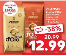 Kaufland DE Dallmayr crema d'oro ganze tilbud