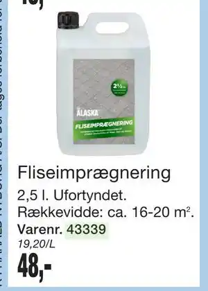 Harald Nyborg Fliseimprægnering tilbud