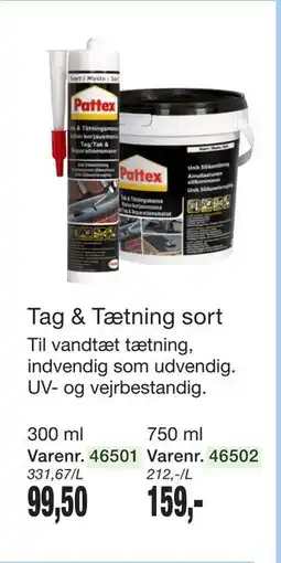 Harald Nyborg Tag & Tætning sort tilbud