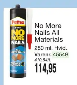 Harald Nyborg No More Nails All Materials tilbud