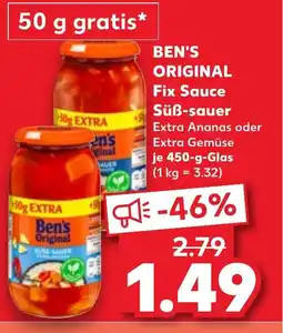 Kaufland DE Ben's original fix sauce süß-sauer tilbud